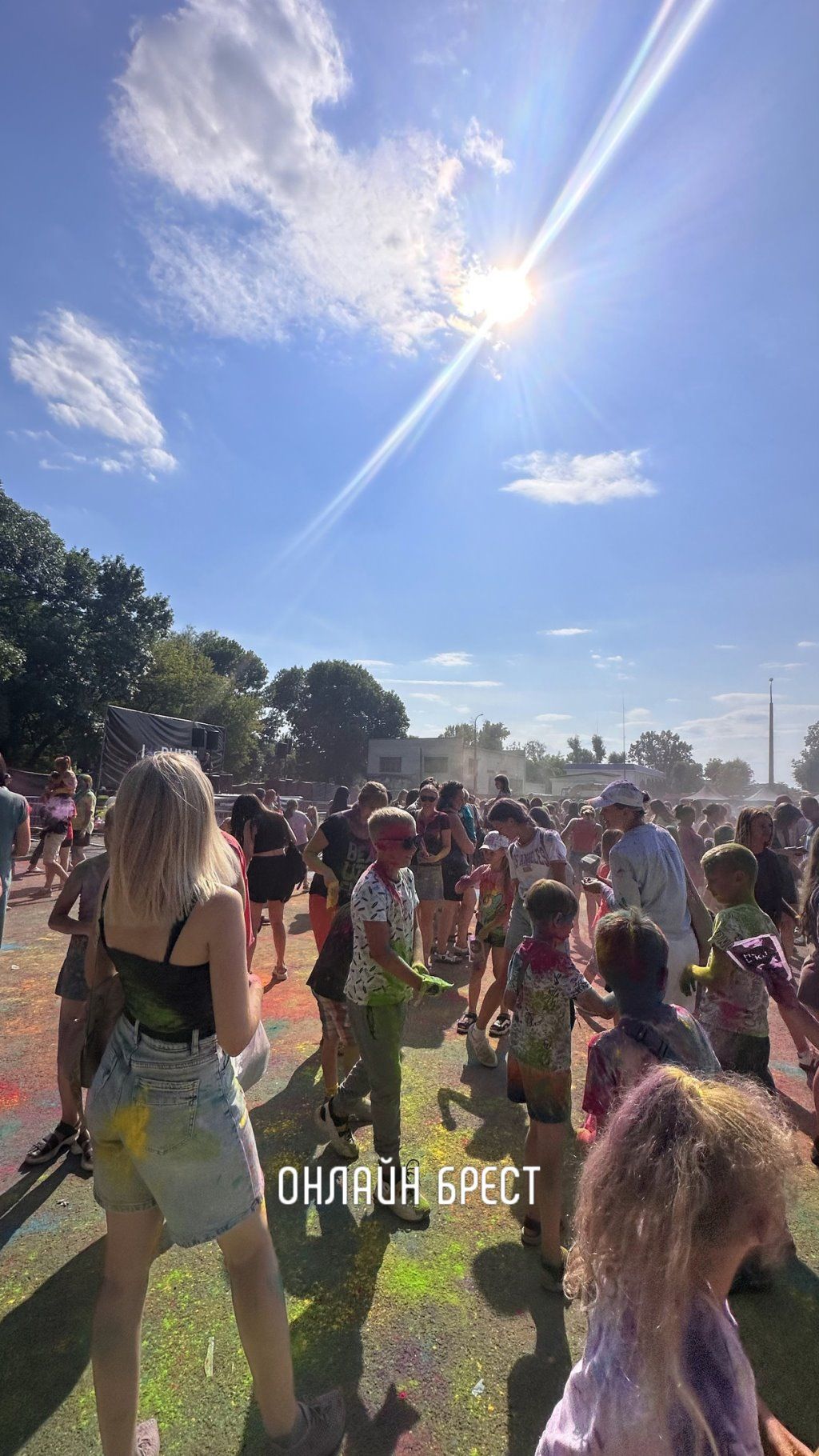 В Бресте прошел фестиваль красок