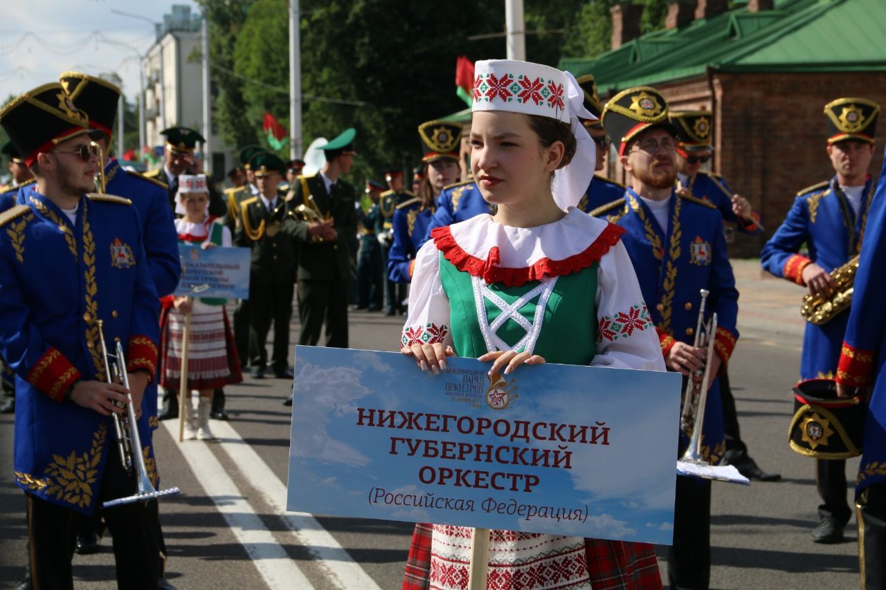 Парад оркестров. Сегодня на Ленина в Бресте