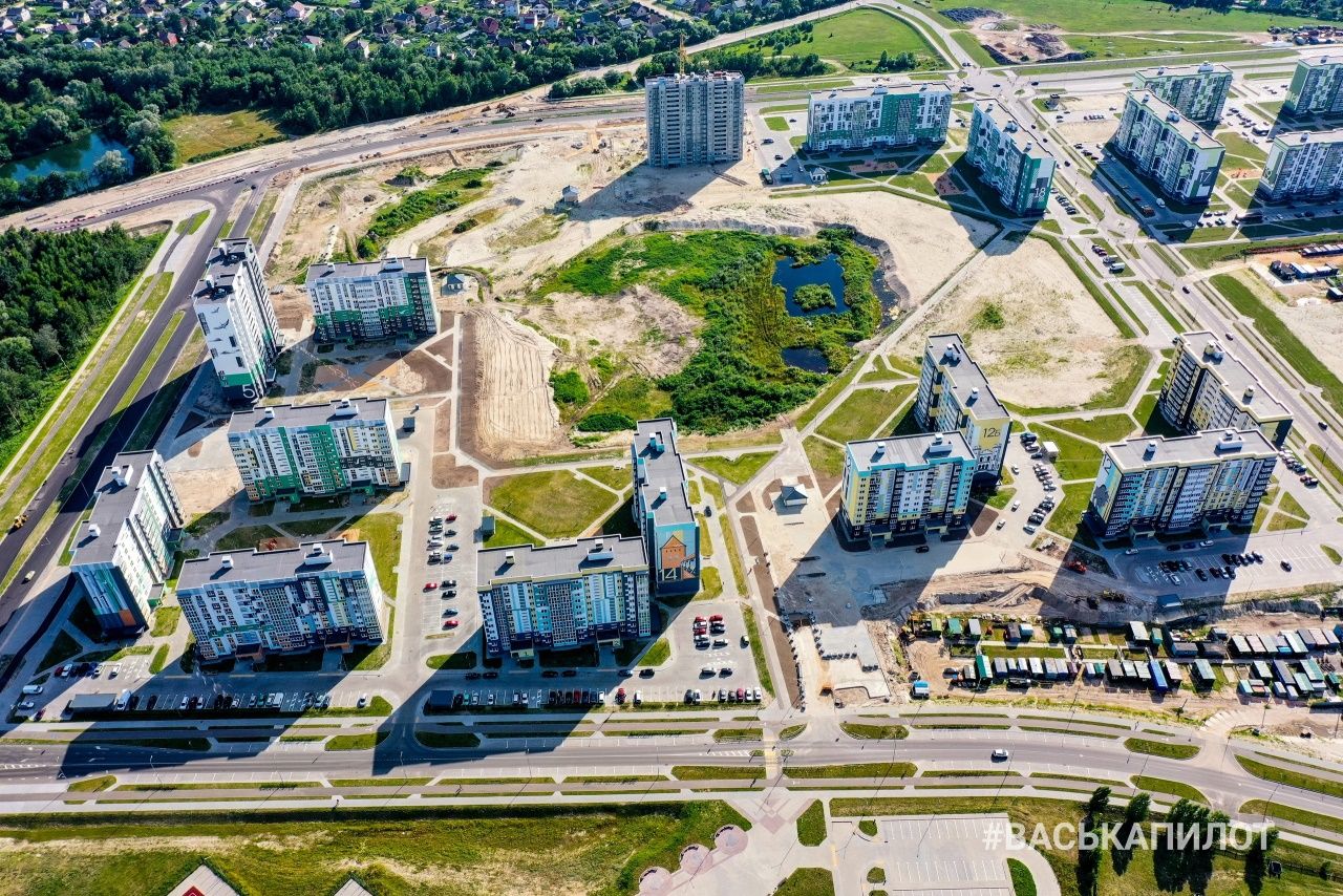 Лето 2021. Стройки Бреста с высоты