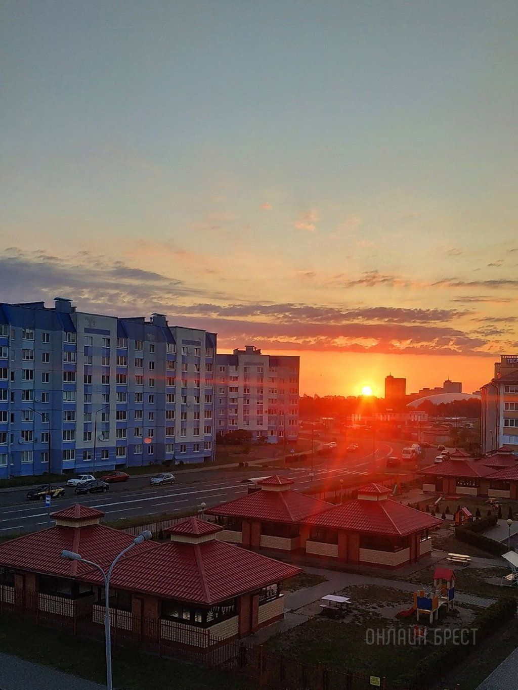 Читатель: Сегодня в Бресте был красивый рассвет