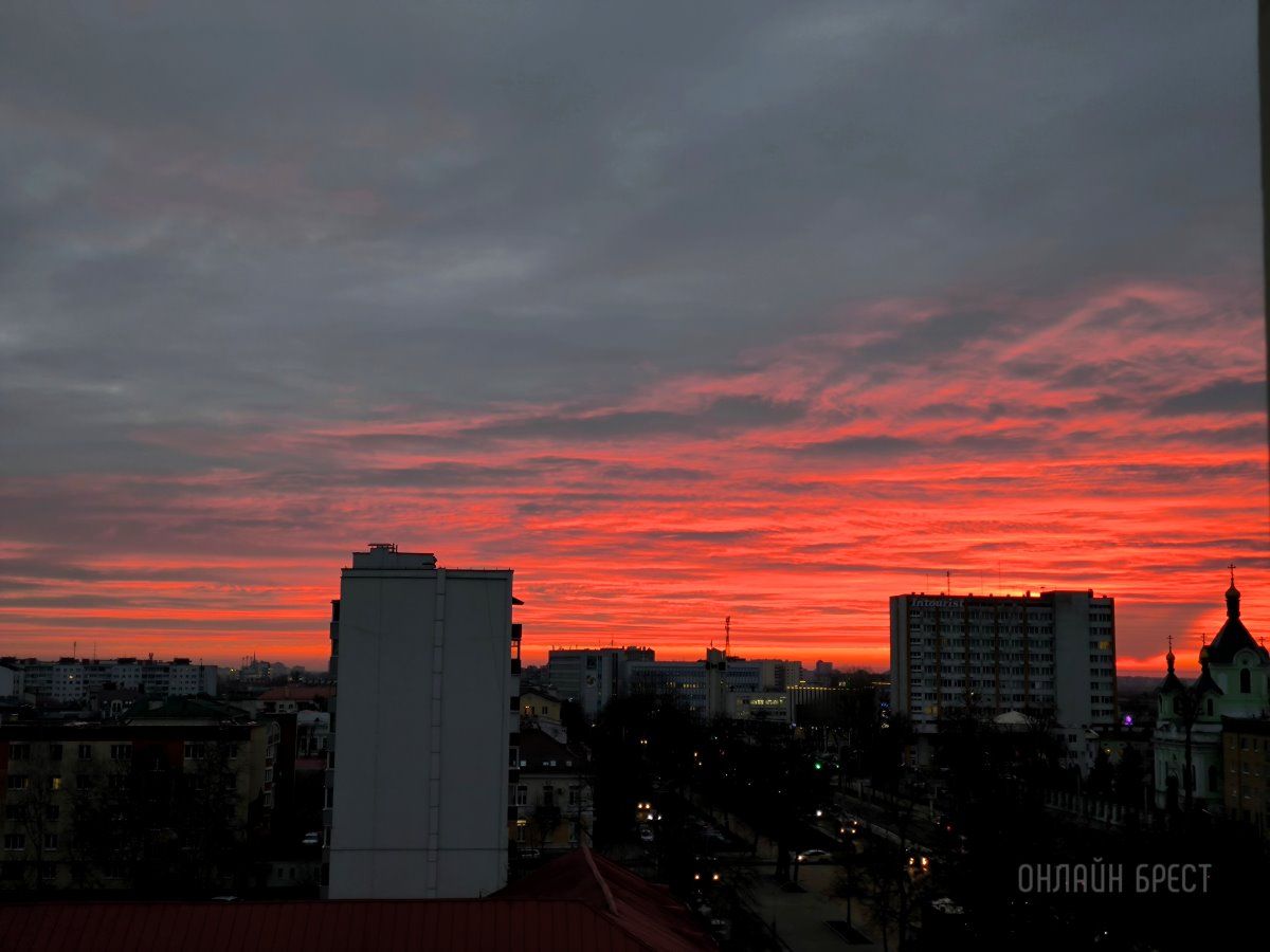 Читатель: Сегодня в Бресте был красивый рассвет
