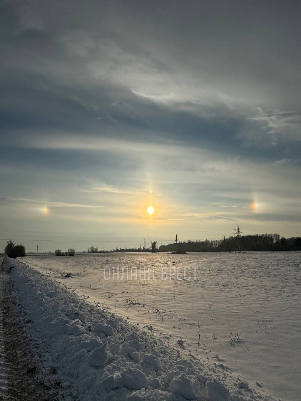 Читатель: Солнечное гало? Брестская область, Дрогичинский район, Антополь