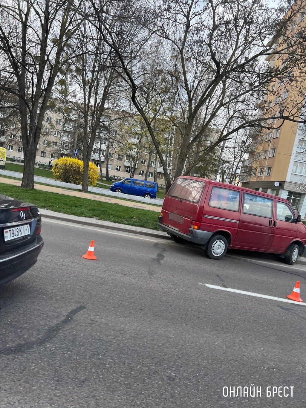 Читатель: Вчера на Машерова в Бресте произошло ДТП