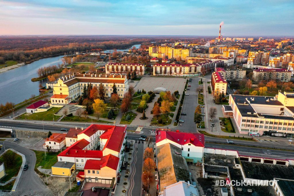 ВаськаПилот показал, как выглядит Пинск с высоты
