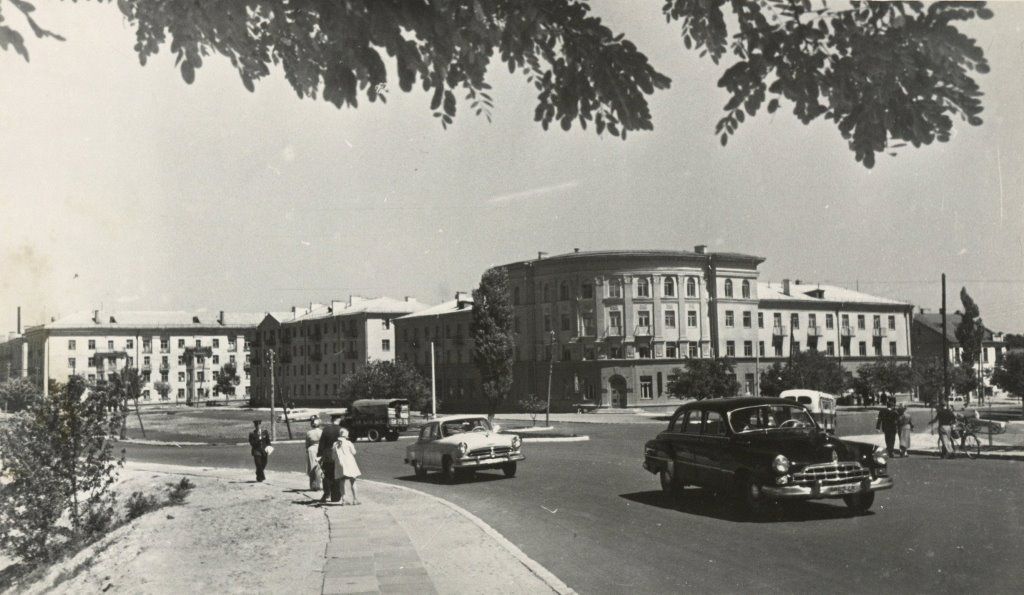 Брест, хороший вид на гостиницу Буг, 1960-е