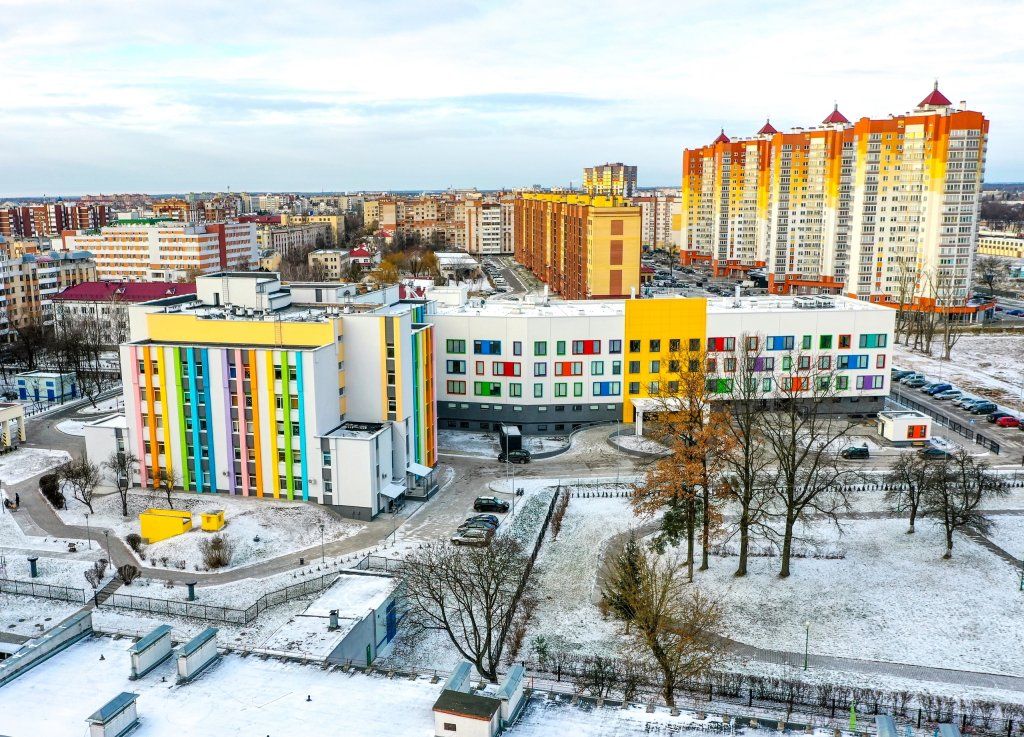 Новый корпус детской областной больницы в Бресте