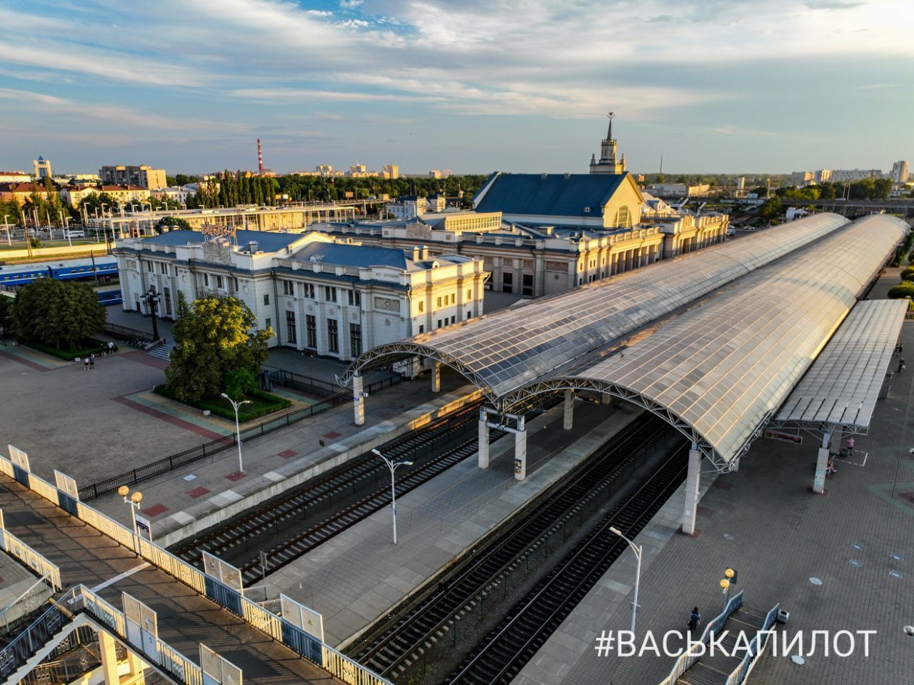 Полетали над ЖД вокзалом в Бресте