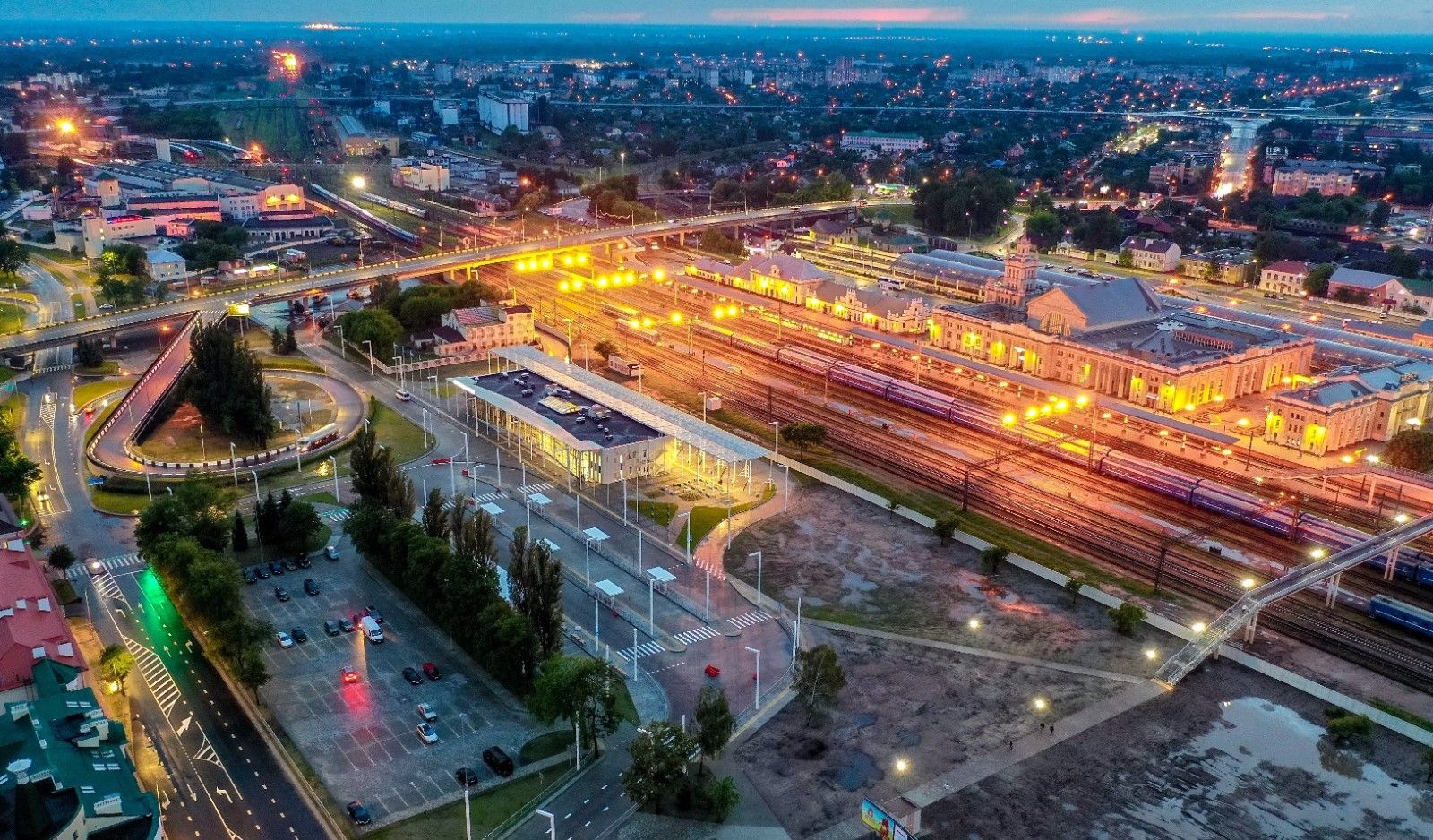 Новый и старый автовокзал в Бресте