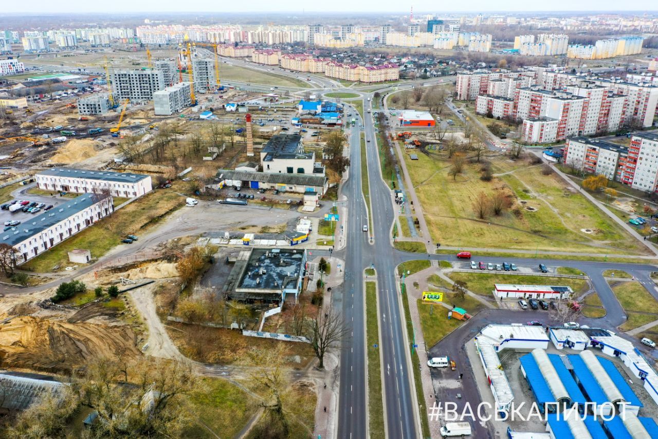 Посмотрим на новый микрорайон Бреста с высоты