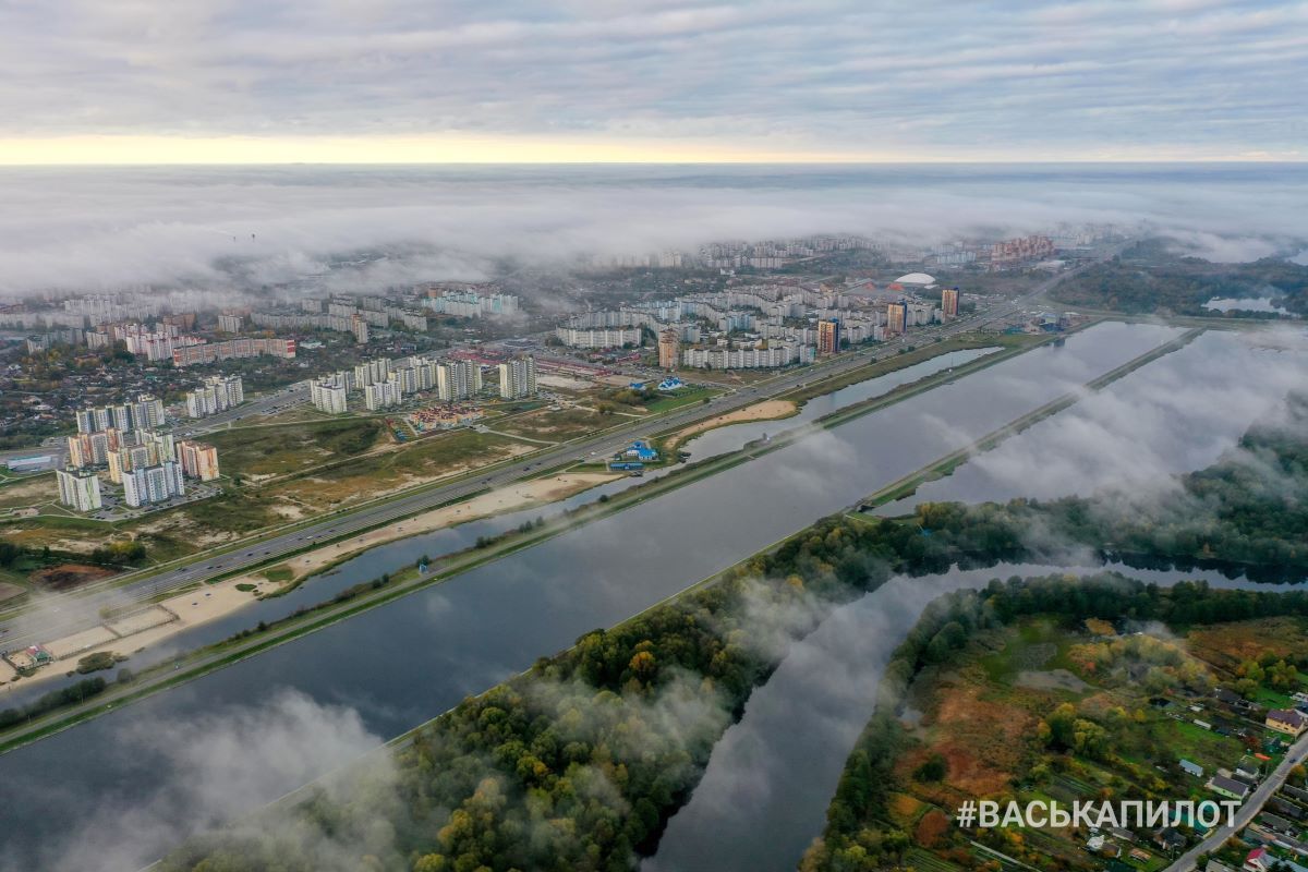 Посмотрите на осенний Брест с высоты