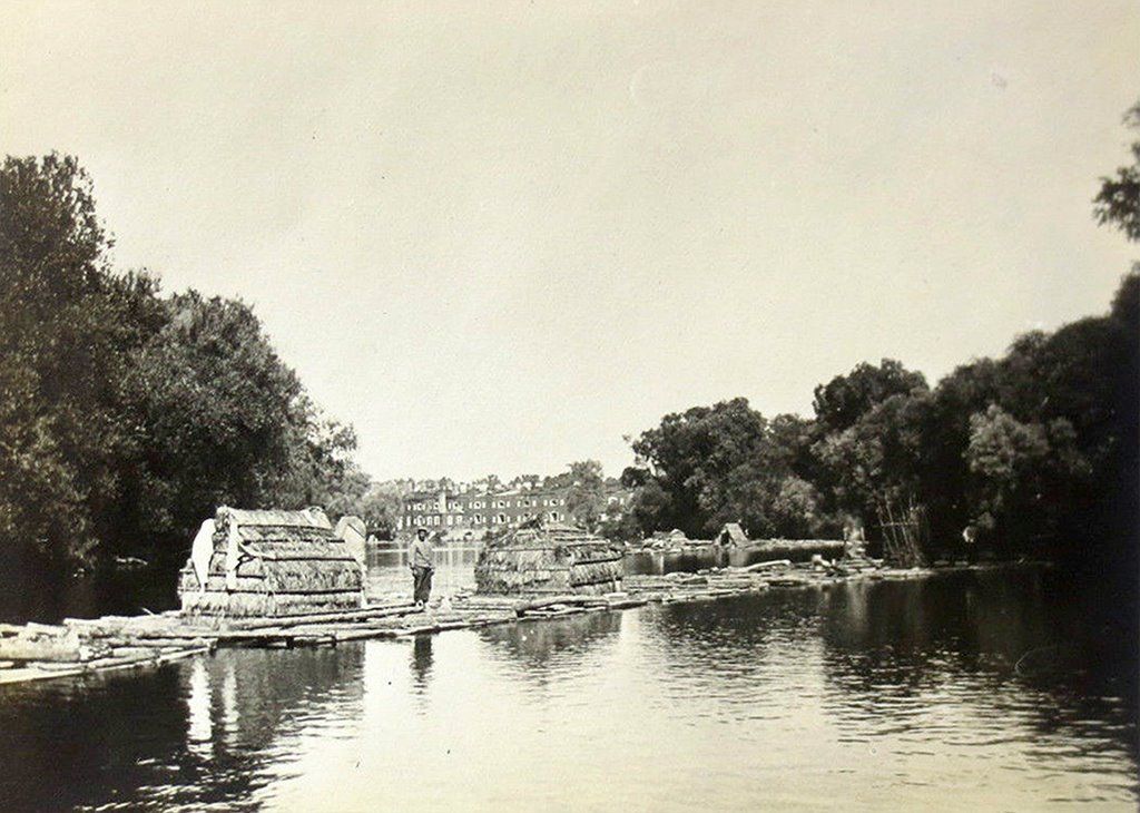 Как было раньше: Брест, вид с реки Буг