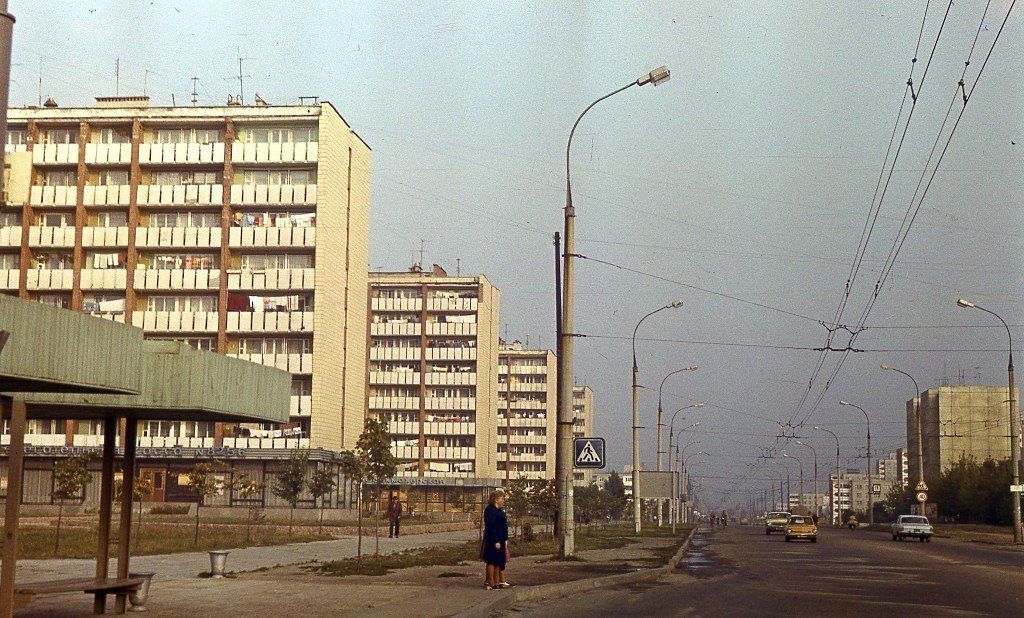Брест, Партизанский проспект, 80-е гг.
