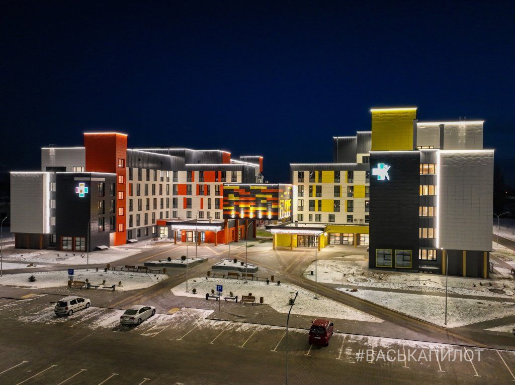 Посмотрите, как выглядит медицинский центр в Бресте с высоты