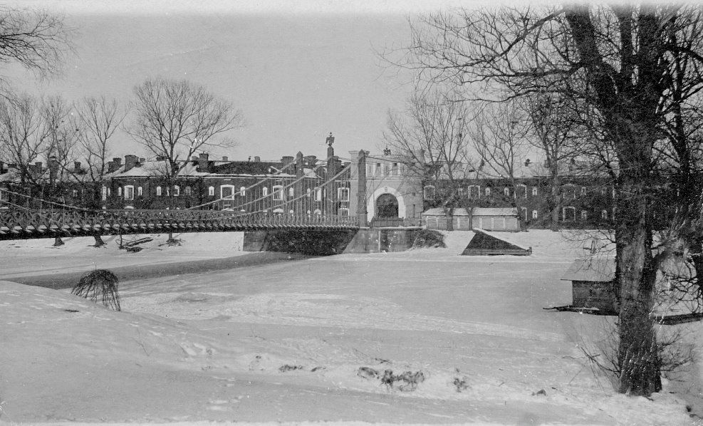 Тереспольский мост через р. Буг в крепости Брест-Литовск, 1911 год