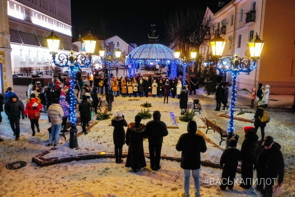 Рождественский вечер на Советской в Бресте