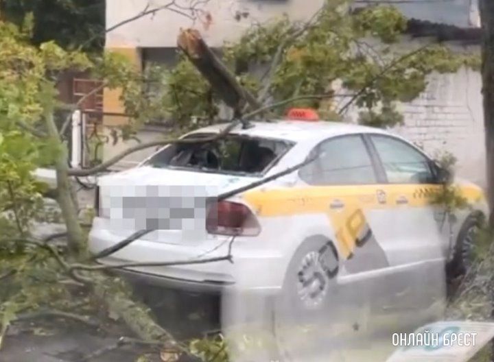 Читатель: Автомобилю такси тоже досталось