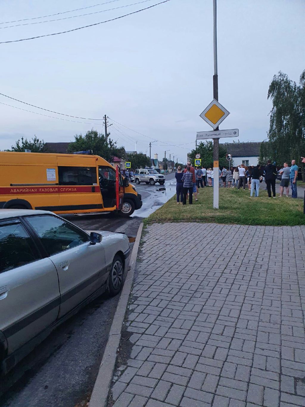 В Пинске автомобиль Range Rover попал в серьёзное ДТП