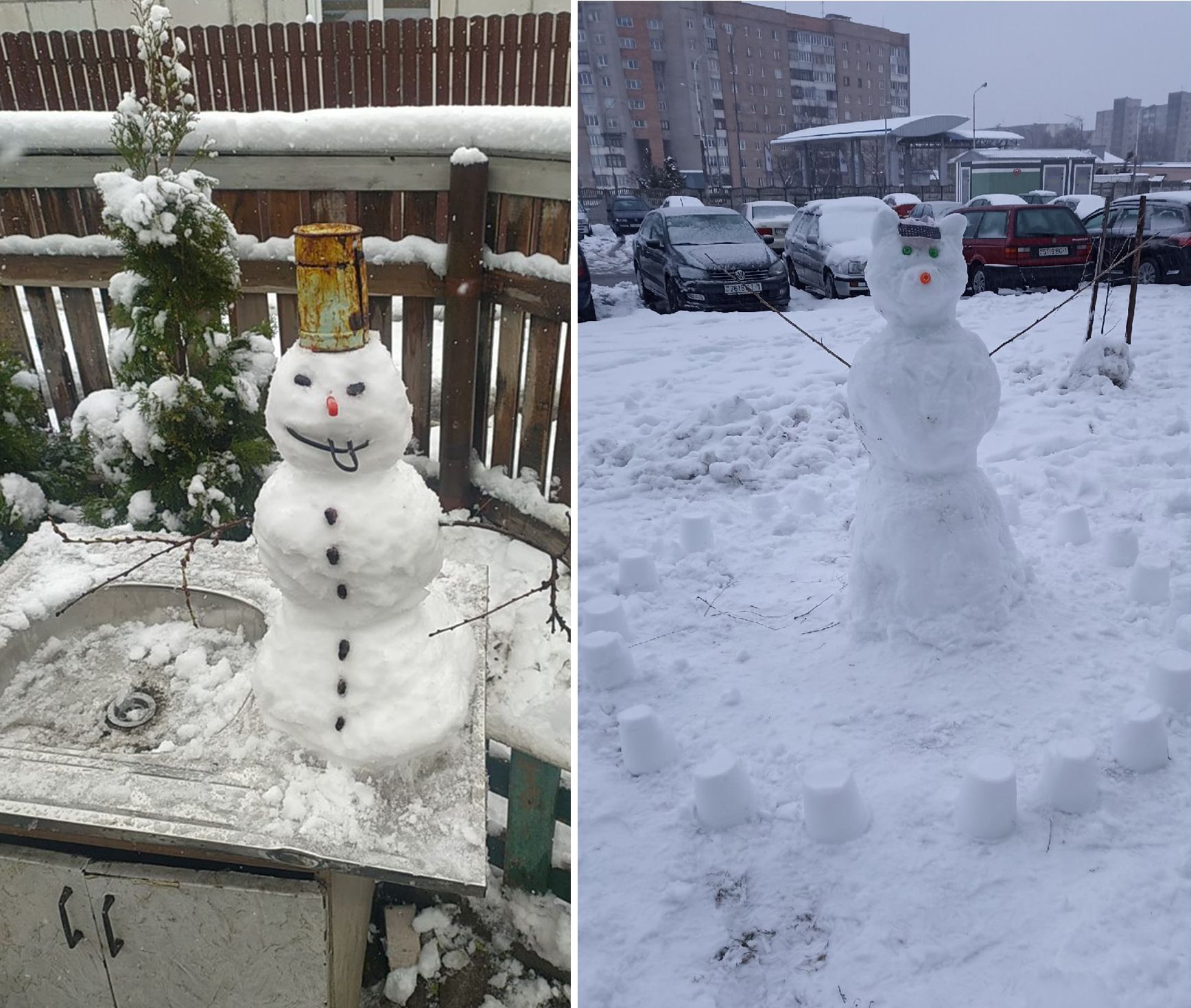 Читатель: Красивые снеговики от наших читателей