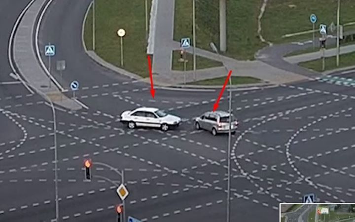 Посмотрите видео, как произошло ДТП в Бресте на ГОБК