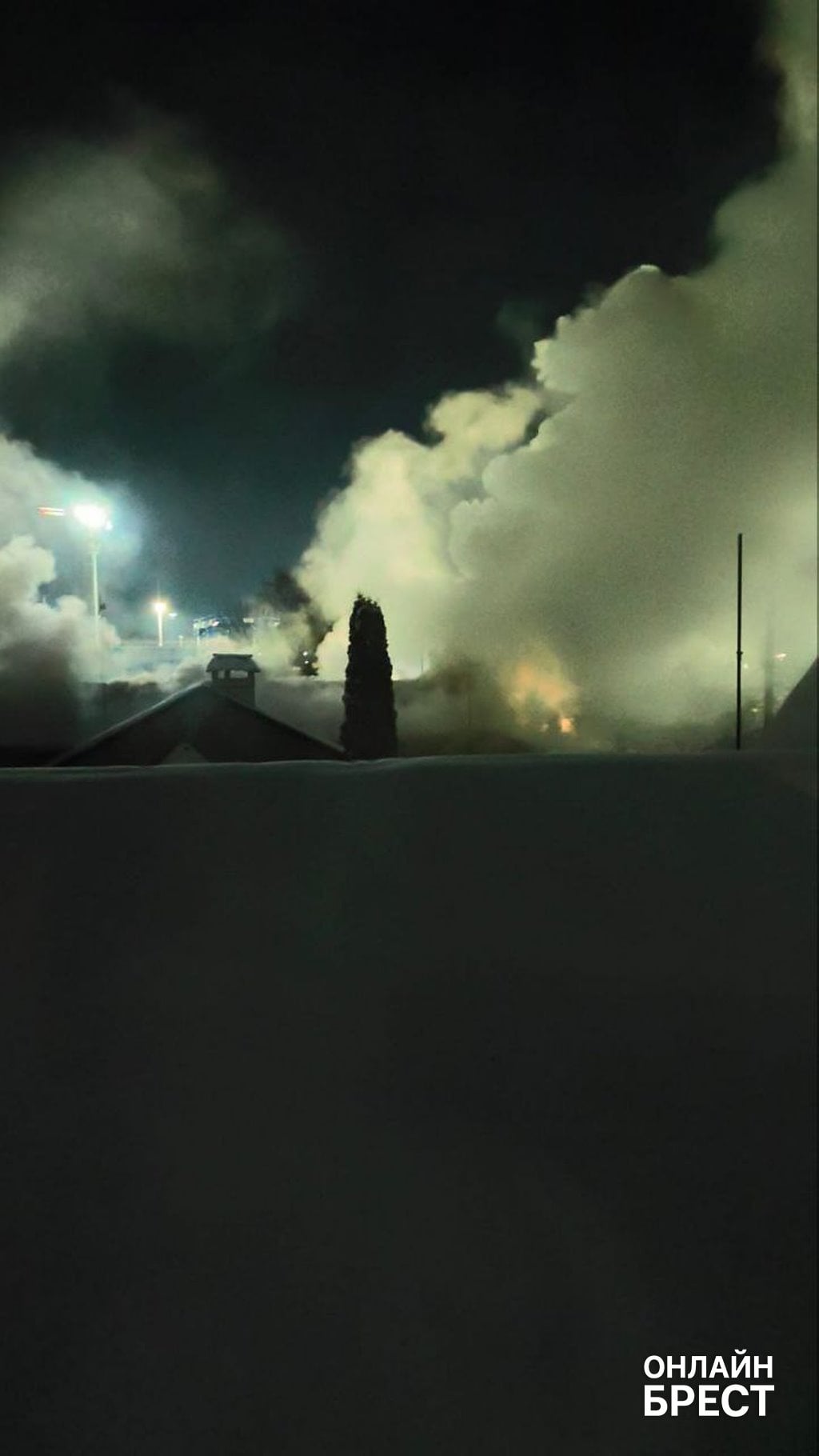 На пожаре в Бресте благодаря АПИ спасена семья