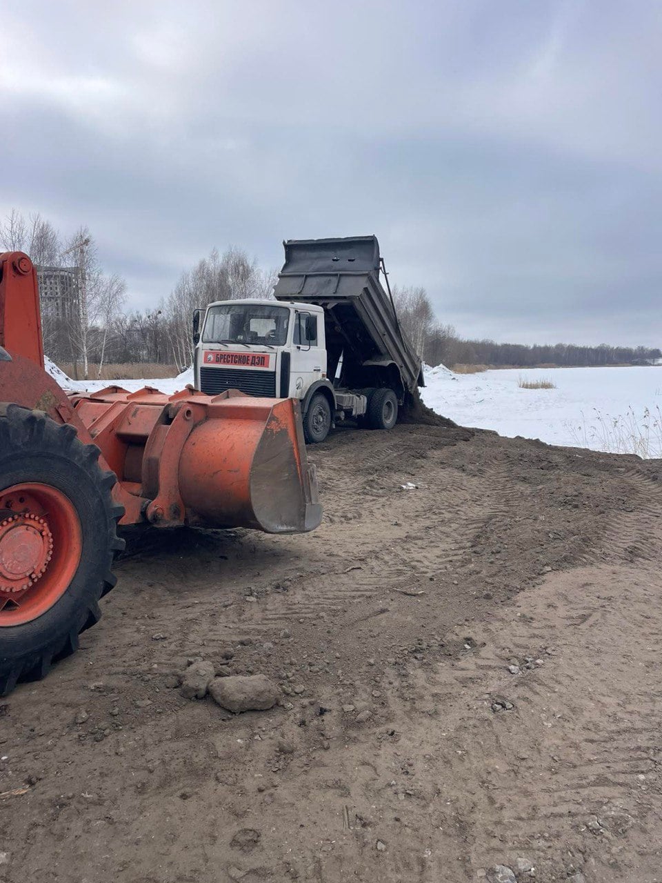 Новый пляж обустраивают в Бресте