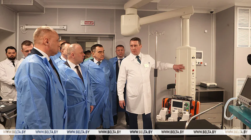 Новый операционный блок открыли в Брестской городской больнице №1