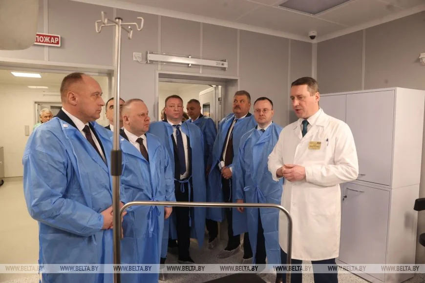 Новый операционный блок открыли в Брестской городской больнице №1