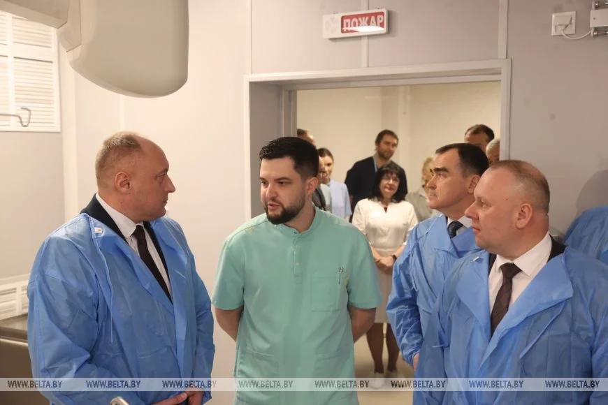 Новый операционный блок открыли в Брестской городской больнице №1