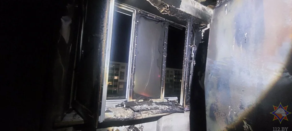 В Микашевичах загорелась комната в общежитии — жильцы выбежали на улицу