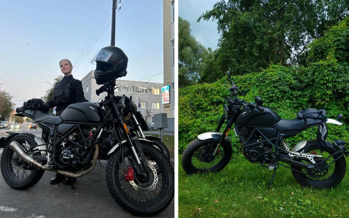 Папа был против, но она купила мотоцикл за 6000 рублей: сколько стоит быть мотодевушкой в Беларуси