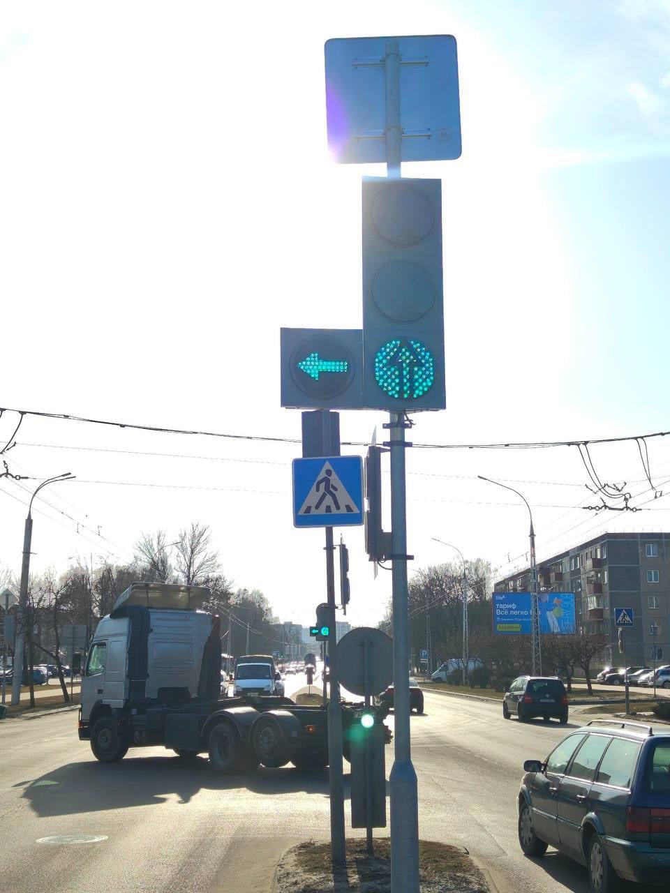 На этом перекрёстке в Бресте изменили режим светофора