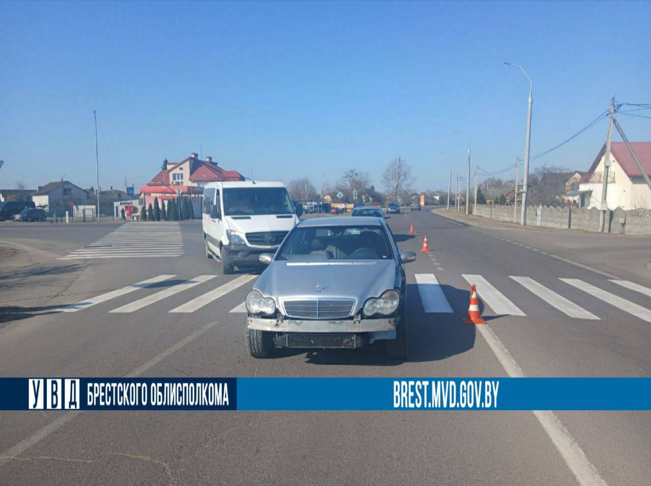 В Бресте Mercedes сбил 8-летнего мальчика