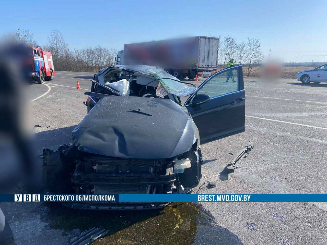 Брестчанин попал в жесткое ДТП в Барановичском районе