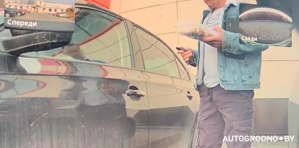 Камеры Tesla засняли, как белорусу дважды повредили машину на парковках