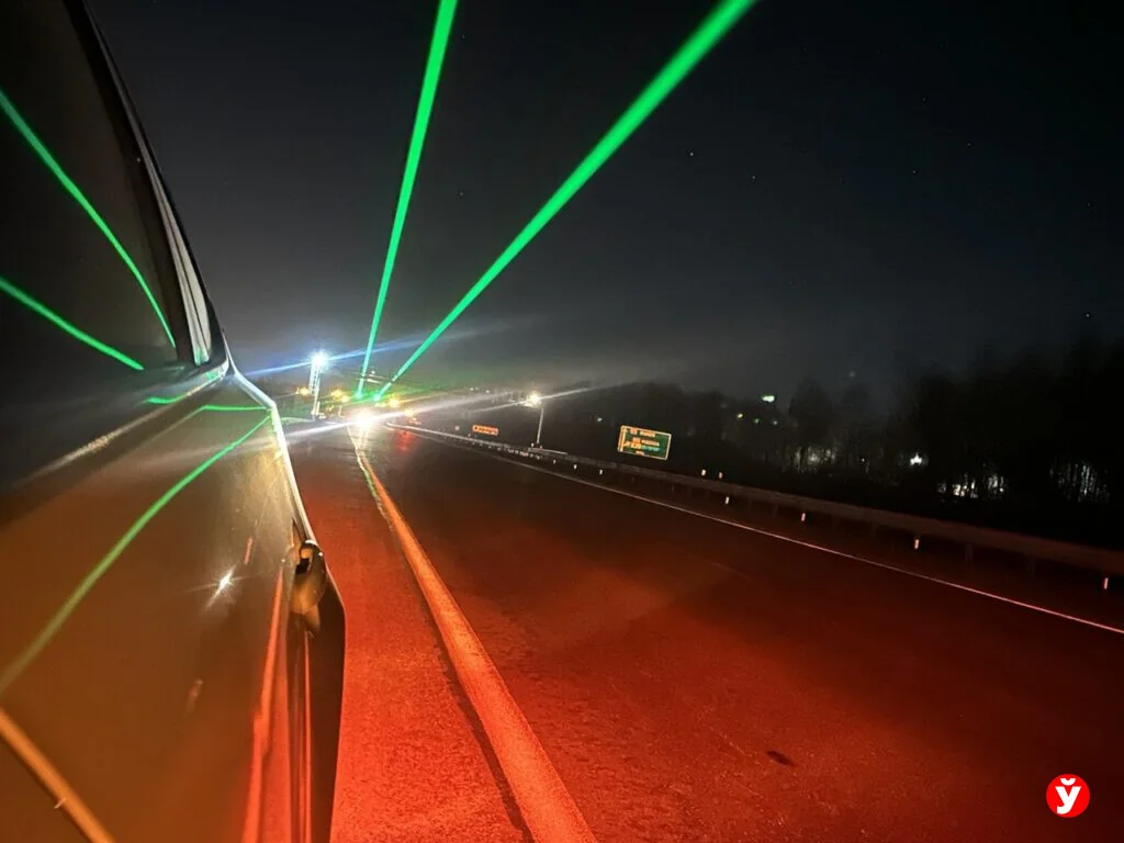 Лазеры на трассе М1: где установили и когда они работают