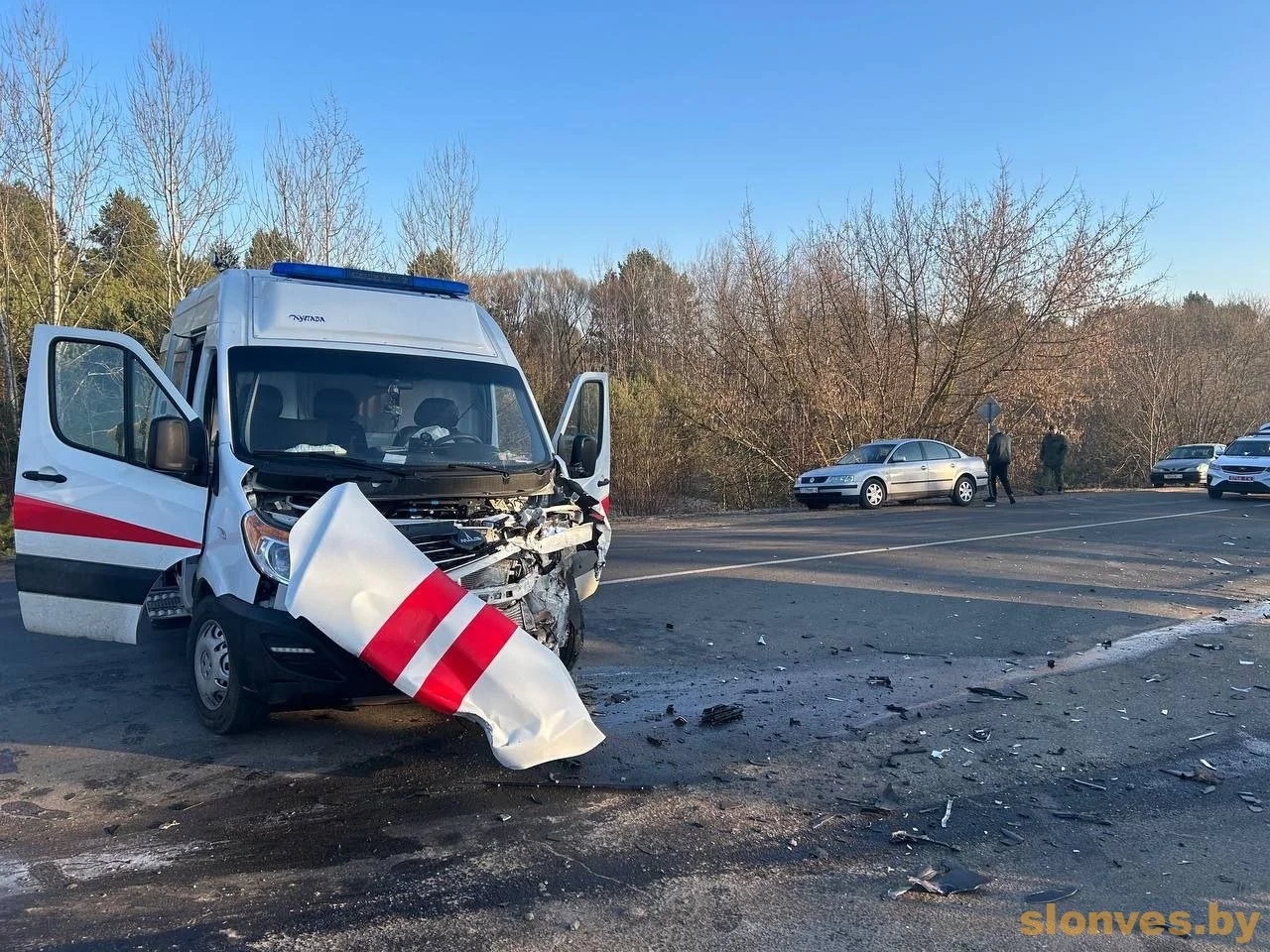 Скорая помощь и BMW столкнулись в Слониме — что известно о происшествии