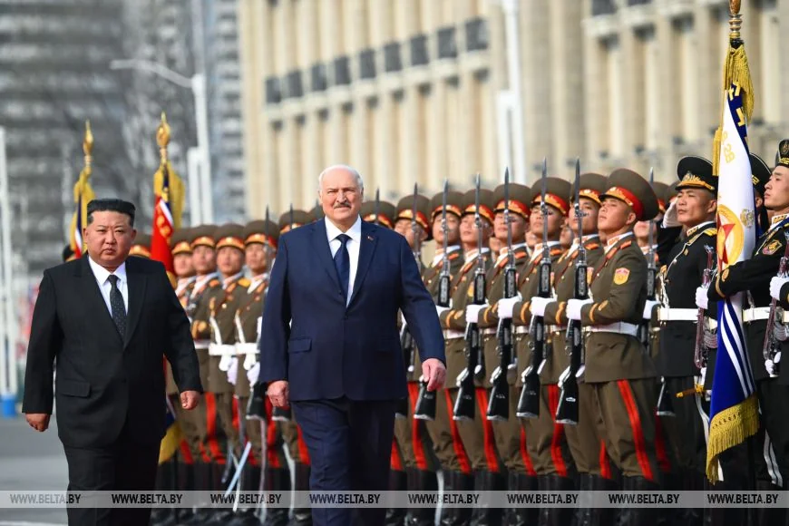 Впервые в истории президент Беларуси находится с официальным визитом в КНДР