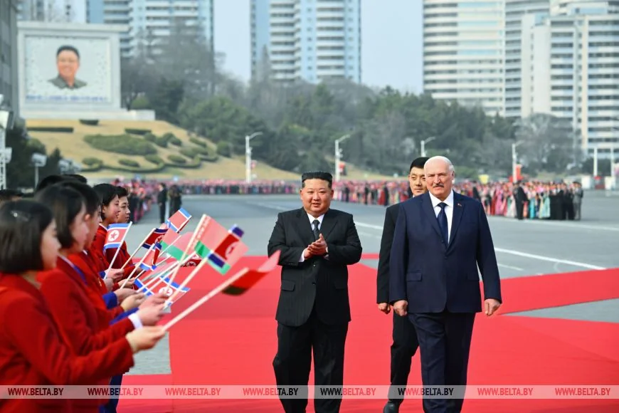 Впервые в истории президент Беларуси находится с официальным визитом в КНДР