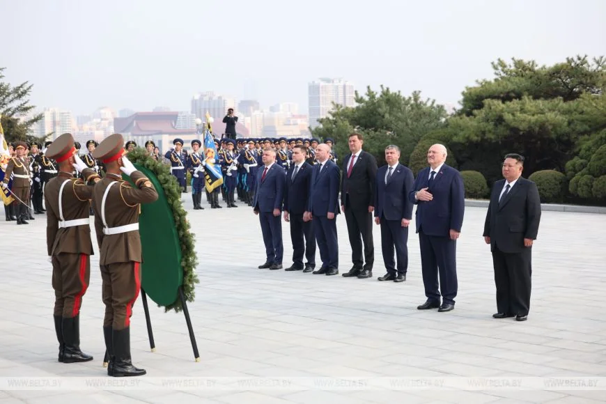 Впервые в истории президент Беларуси находится с официальным визитом в КНДР