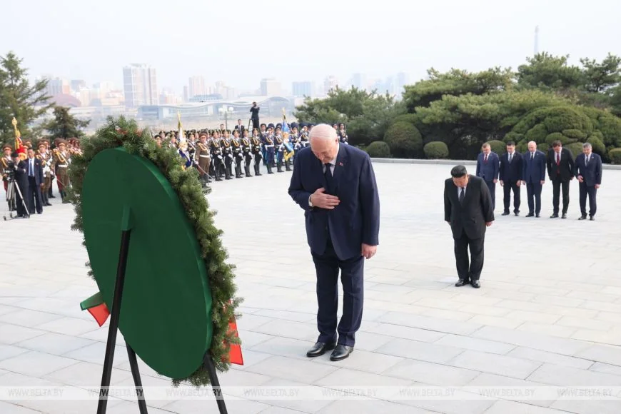 Впервые в истории президент Беларуси находится с официальным визитом в КНДР