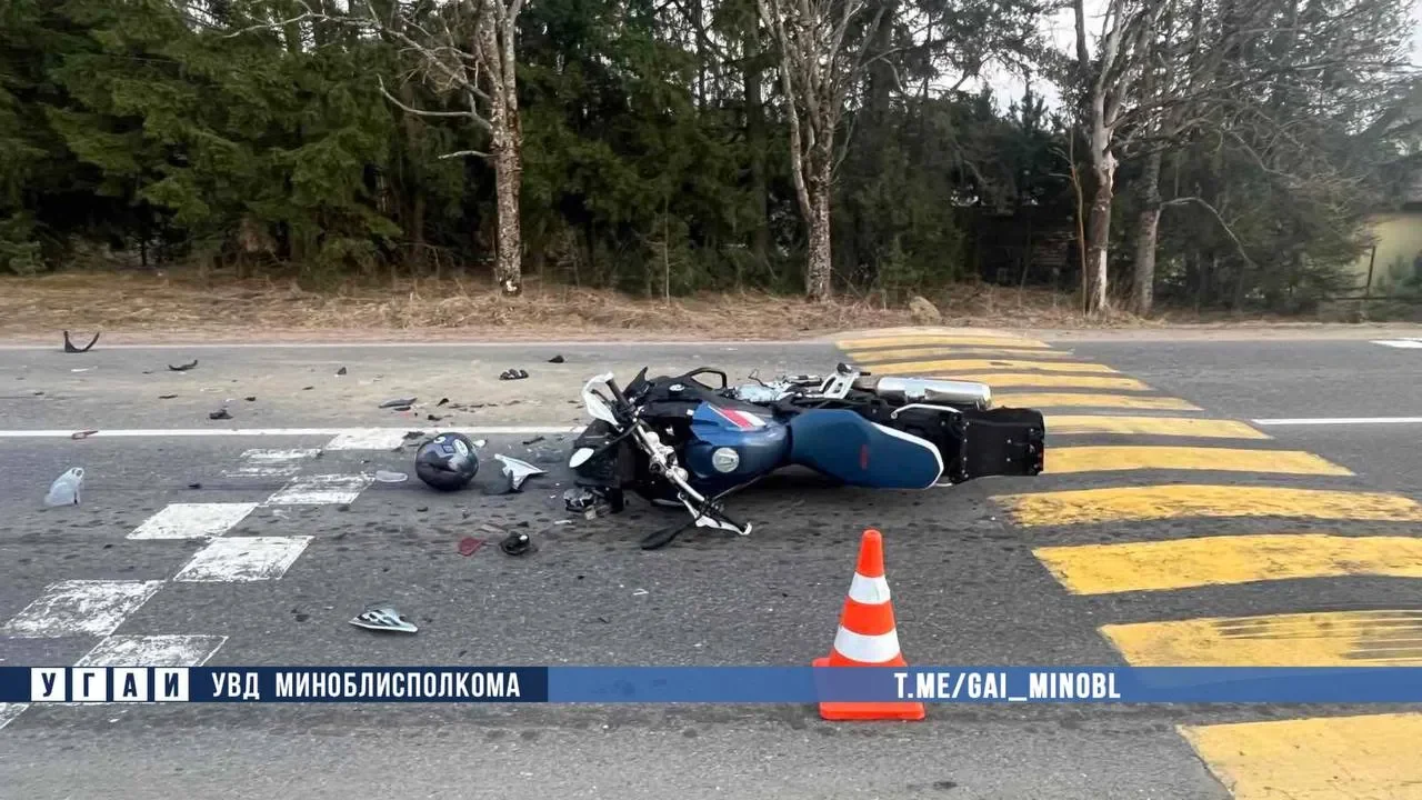 Скончался в реанимации: подробности ДТП с мотоциклистом в Беларуси