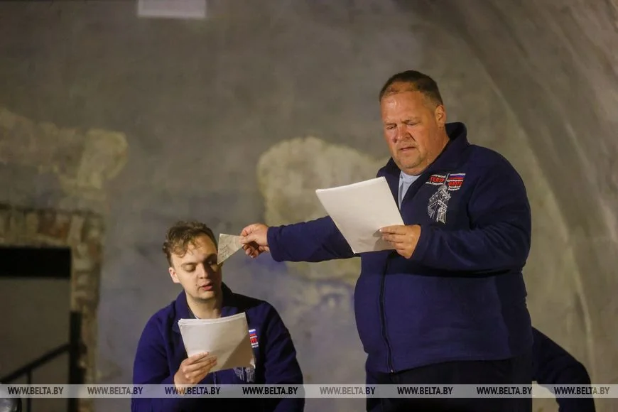 Спектакль «Штурм» представили актеры театра Черноморского флота им. Б.Лавренева в Брестской крепости