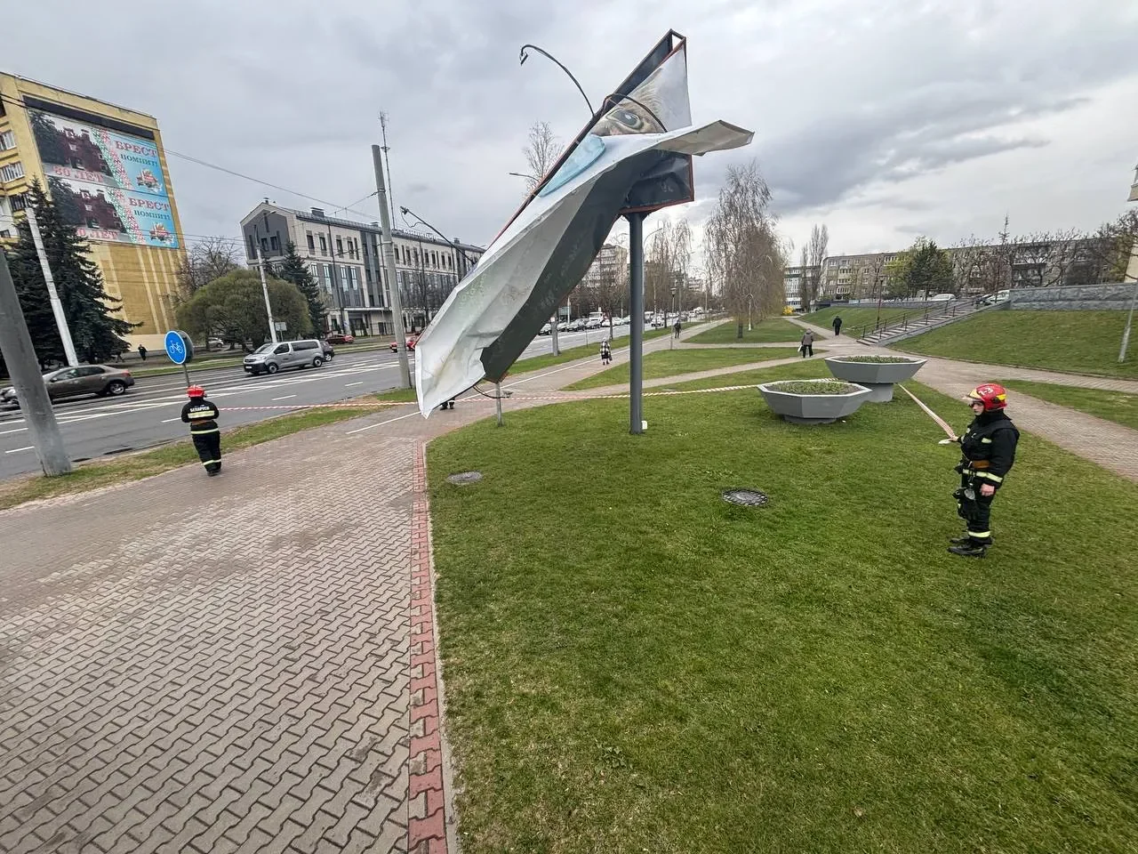 Что натворила непогода вчера в Бресте