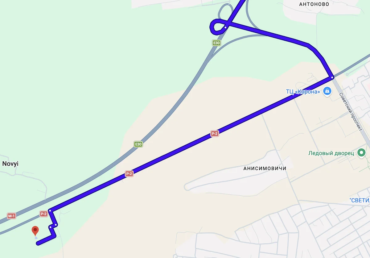 В Брестской области на трассе М1 появились быстрые зарядки для электрокаров — где именно