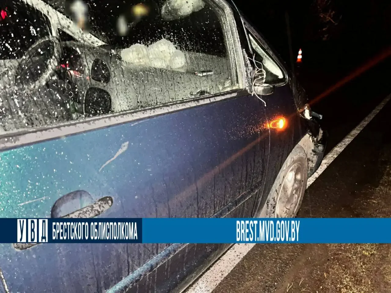 Ночью на трассе Жабинка — Кобрин водитель Volkswagen наехал на пешехода