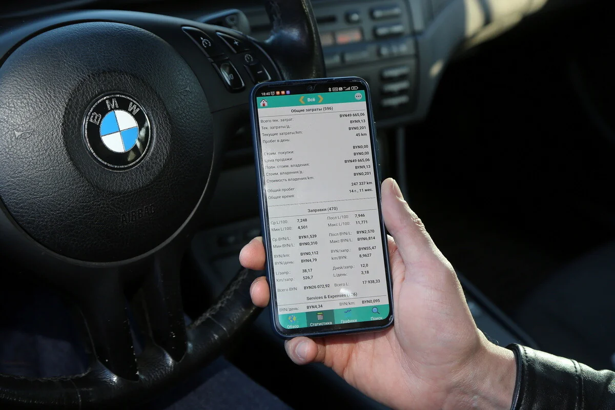 Белорус 15 лет записывал каждый рубль, потраченный на BMW — вот что получилось