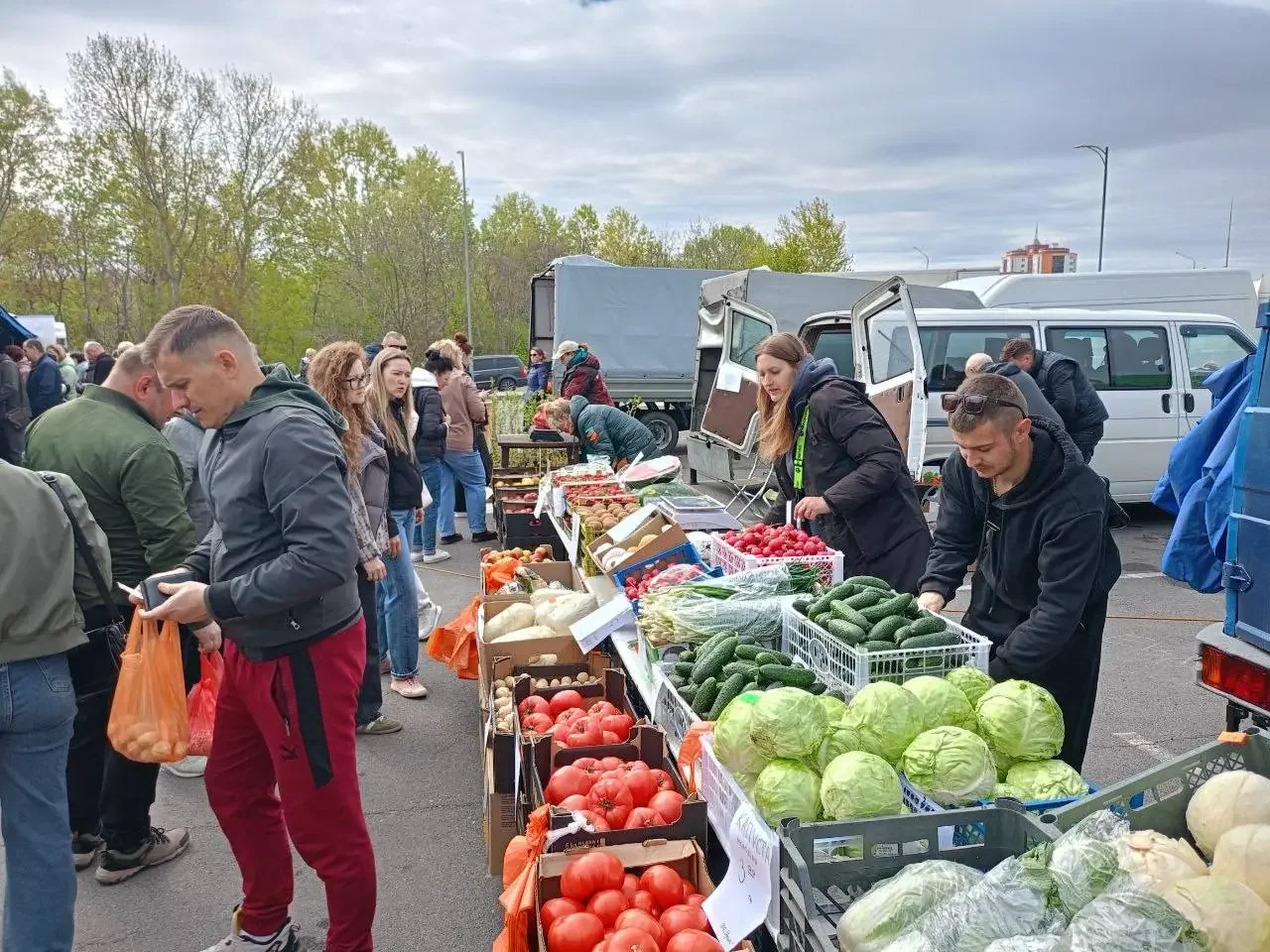 На ярмарку в Бресте съехались продавцы из Пружанского, Ивановского и других районов