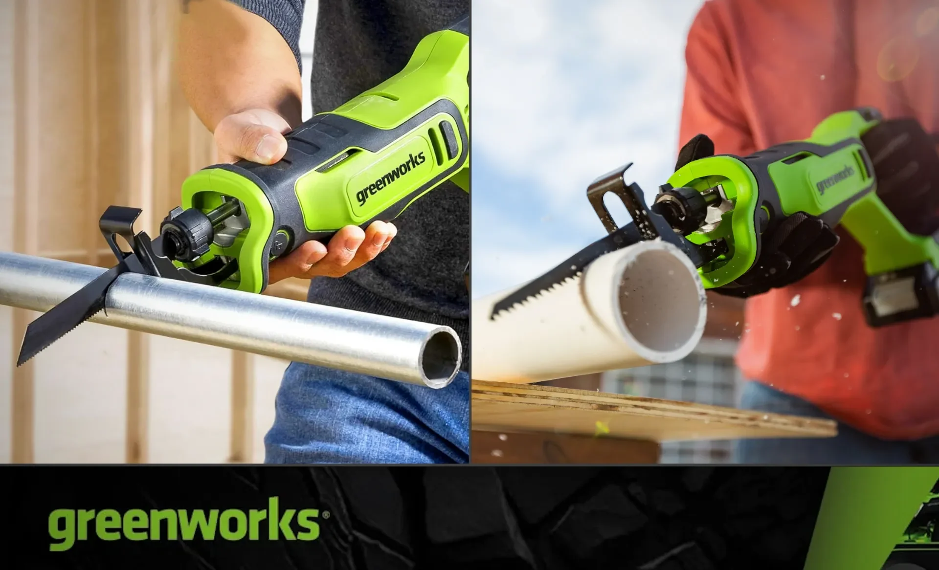Пилит всё — от дерева до арматуры. Сабельная пила Greenworks GPT-BLRS-1: свобода от проводов