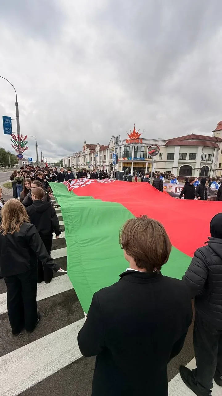 Брестская крепость озарилась салютом в честь 9 Мая