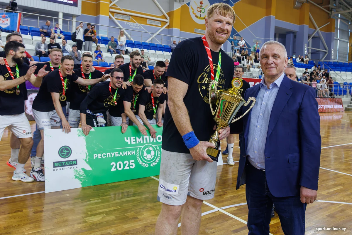 «Мешков Брест» стал чемпионом Беларуси — и посвятил титул тренеру, которого не стало в марте